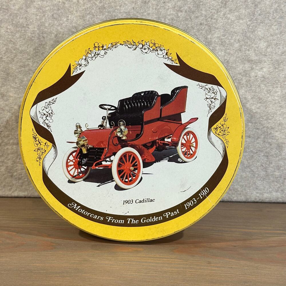 MOTORCARS FROM THE PAST 1903-1910 COLLECTOR TIN - Vintage & collectibles